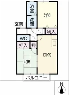 シリウスA【2階】の間取り