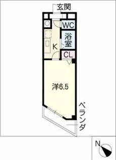 グランデ三州【6階】の間取り
