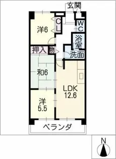 エスパシオベルデ【4階】の間取り