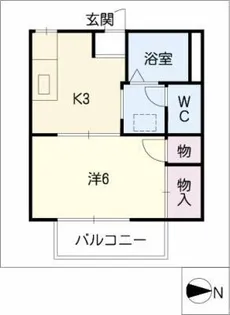 ベルドミール【1階】の間取り