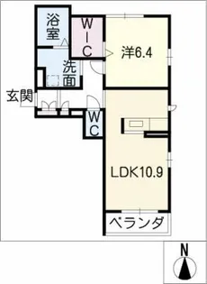 グランコート シトラス【3階】の間取り