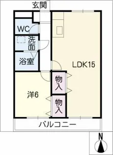 クレシア大高台【1階】の間取り