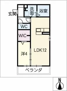 ラシャス【2階】の間取り