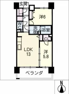 S-RESIDENCE本郷Ⅱ【6階】の間取り