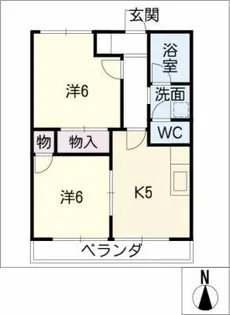 バーディーハイツ【3階】の間取り