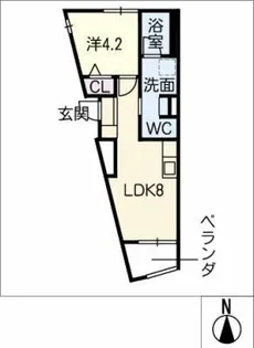 Storia【2階】の間取り