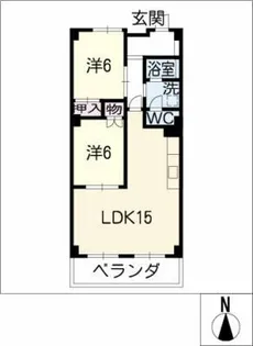 La Belle Sante【5階】の間取り