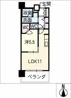 S-RESIDENCE本郷Ⅱ【13階】の間取り