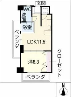 SK BUILDING-8【3階】の間取り
