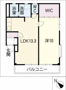 コスモスハイツ【2階】の間取り