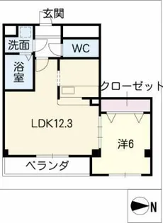 Coq Gasseau【1階】の間取り