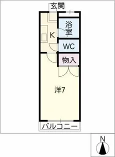ケントハウス【1階】の間取り