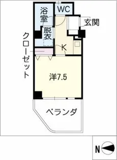 ヴェルドミール覚王山【4階】の間取り