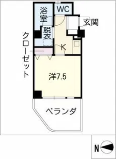 ヴェルドミール覚王山【4階】の間取り
