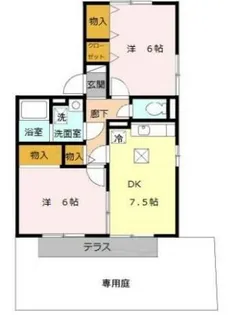 コンフォート春日【1階】の間取り