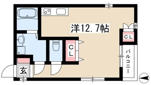 Lucia Hills荒子【3階】の間取り