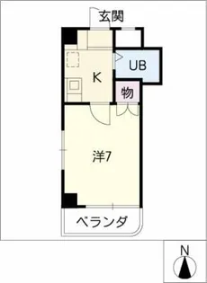 メゾンユリイカ【3階】の間取り