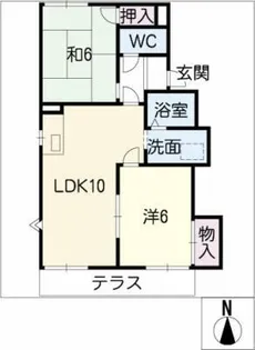 コーポ天白【2階】の間取り