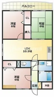アヴァンセ21【1階】の間取り