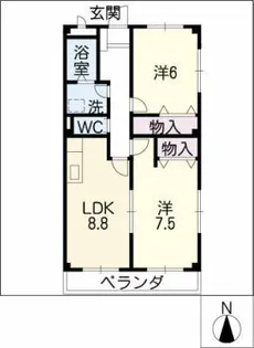 エクセルⅡ【1階】の間取り
