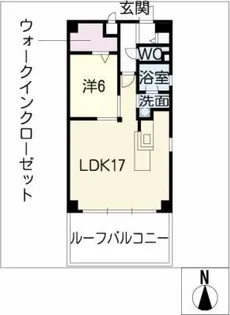 近喜サンク【4階】の間取り