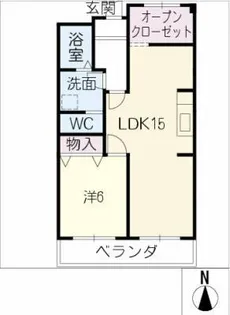 スカイ友【4階】の間取り