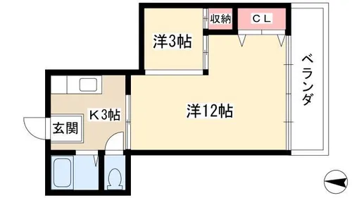 親和ビル【4階】の間取り