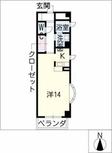 STATION池下【5階】の間取り