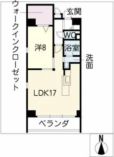 近喜サンク【9階】の間取り