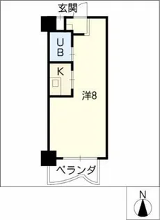 水主町ロイヤルハイツ【5階】の間取り