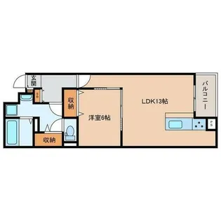 OA FLAT御立東Ⅱ【3階】の間取り