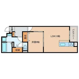 OA FLAT御立東Ⅱ【3階】の間取り