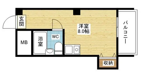 メゾン・ド・ミツヤ【5階】の間取り