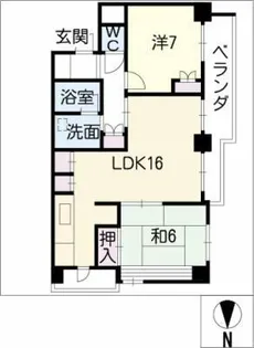 ヴィラ・マルシェ【2階】の間取り