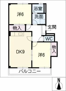 イーストピア【2階】の間取り