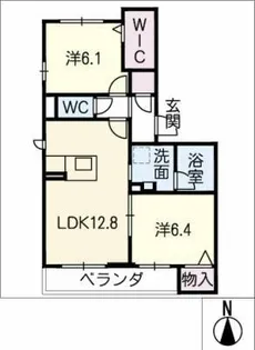 Domani野立【2階】の間取り