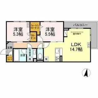 ジョイハイツ【3階】の間取り