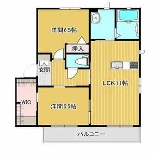 レグルス江南【2階】の間取り