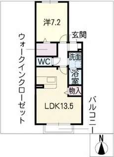 アーバンメゾン菊住【2階】の間取り