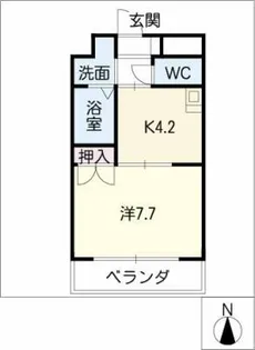 サンステイツ【4階】の間取り