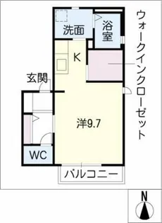 サルバトーレKANIE【1階】の間取り
