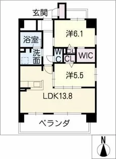 Grand Ciel【3階】の間取り