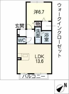 春風の丘Ⅱ【2階】の間取り