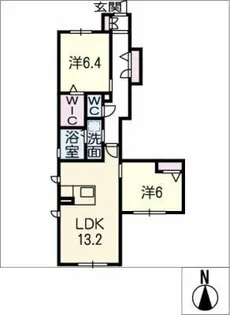 リラフォート【1階】の間取り
