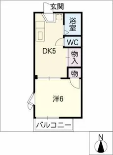 中坪ハイツ【2階】の間取り
