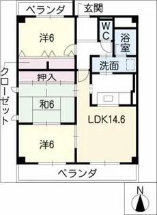 KREIS【3階】の間取り