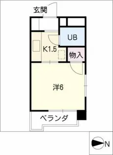 ベルファボーレ【1階】の間取り