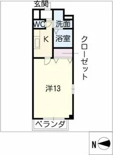 YGⅡ プリミエール【1階】の間取り