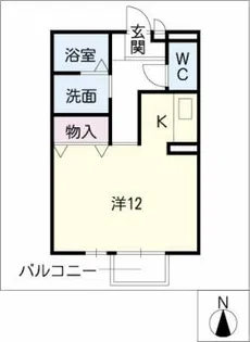 美邦ハイツパートⅥ【2階】の間取り