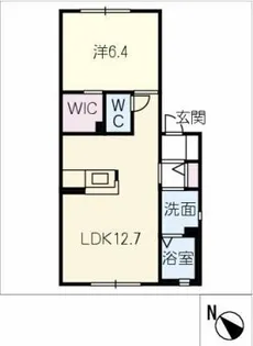 ルミナス水広【1階】の間取り